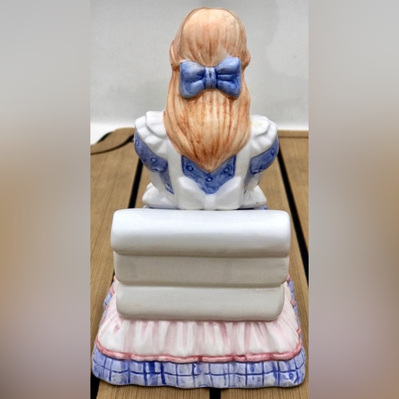 Vintage Porcelain Dresser Powder Jar APPLAUSE INC. Taiwan Sea Gull - Picture 8 of 9